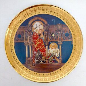VINTAGE 9.25” 1978 CHRISTMAS MOST PRECIOUS GIFT NATIVITY PORCELAIN PLATE 3 #7266